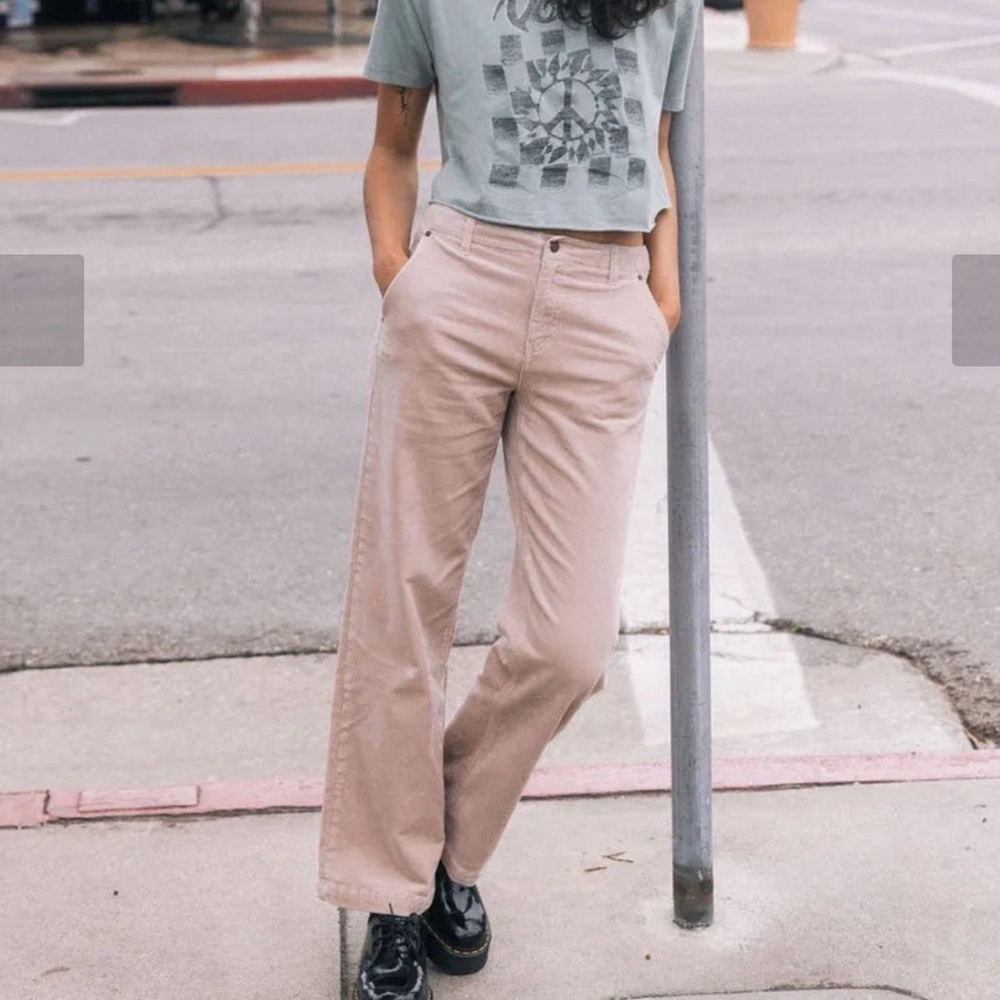 NWT Volcom Womens Pants 1991 Stoned Low Rise Jeans in MUSHROOM (MSH - Picture 3 of 15